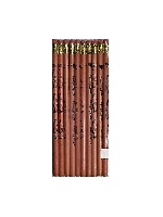 Lot de 10 Crayons à Papier (Bois Naturel) : Violon