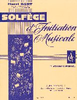 Bert, Henri : Initiation Musicale - Volume 1 - Sans Accompagnement