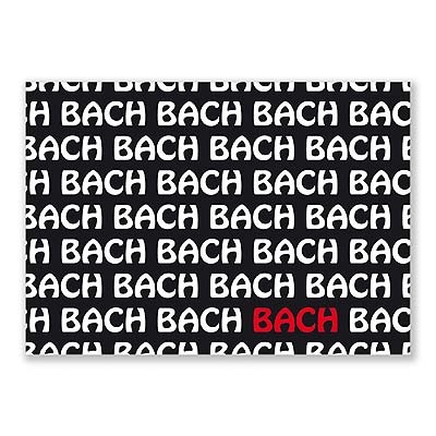 Carte Postale - Graphique Bach