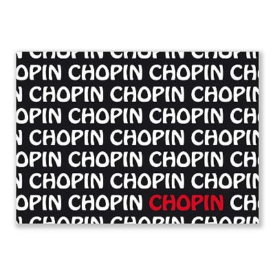 Carte Postale - Graphique Chopin