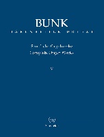 Bunk, Grard : Complete Organ Works - Volume V
