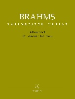 Brahms, Johannes : Albumblatt pour Piano