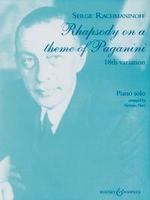 Rachmaninoff, Sergei : Rhapsody on a Theme of Paganini
