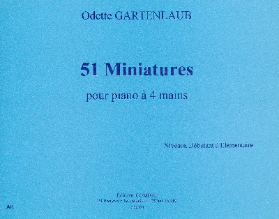 Gartenlaub, Odette : 51 Miniatures