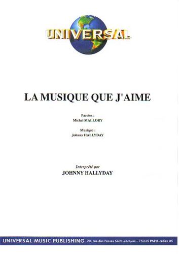 Hallyday, Johnny : La Musique Que J