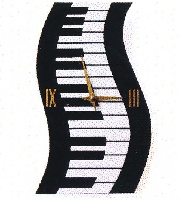 Horloge - Wavy Keyboard
