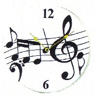 Horloge - Music Notes