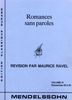 Mendelssohn, Flix : Romances sans paroles - Volume 4