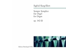 Karg-Elert, Sigfrid : Sempre Semplice op. 142 (I)
