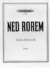 Rorem, Ned : Barcaroles