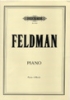 Feldman, Morton : Piano