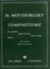 Moussorgski, Modeste : Six morceaux Vol.1