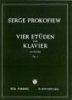 Prokofiev, Serge : Vier Etden (Complete) Op.2