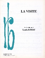 Lemay, Lynda : Visite (la)