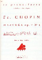 Chopin, Frdric : Mazurka Opus 7 n 1