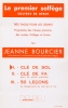 Bourcier, Jeanne : Premier solfge - Volume 1 : Cl de Sol