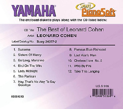Cohen, Leonard : The Best of Leonard Cohen - Piano Software
