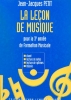 Petit, Jean-Jacques : La Leon de Musique - 3e anne