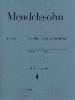 Mendelssohn, Flix : Barcarolles Vnitiennes pour Piano