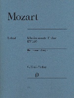 Mozart, Wolfgang Amadeus : Sonate pour Piano en Ut majeur KV 330 (300h)