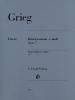 Grieg, Edvard : Sonate pour Piano en mi mineur Opus 7