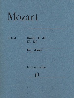 Mozart, Wolfgang Amadeus : Rondo en Re majeur K. 485