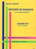 Mayeur, Edmond : Devoirs De Musique - Cahier 0