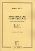 Ravel, Maurice : Pavane pour une Enfante Dfunte pour Clarinette en Si Bmol &  Piano