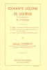 Dandelot, Georges : Soixante Leons De Solfge - Volume 1 (Sans Accompagnement)
