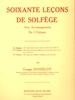 Soixante Leons De Solfge - Volume 1 (Avec Accompagnement)