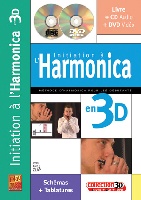 Initiation A lHarmonica Diatonique En 3D + CD + DVD
