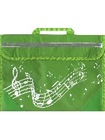 Sacoche De Musique - Portée Musicale - Vert