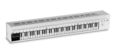 Règle - Grand Modèle - Piano (Blanche)