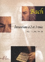 Bach, Jean-Sbastien : Inventions  deux et trois voix BWV 772-801