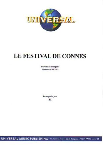 Chedid, Mathieu (M) : Le Festival De Connes