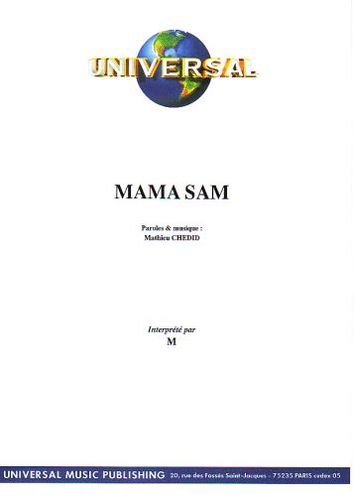 Chedid, Mathieu (M) : Mama Sam
