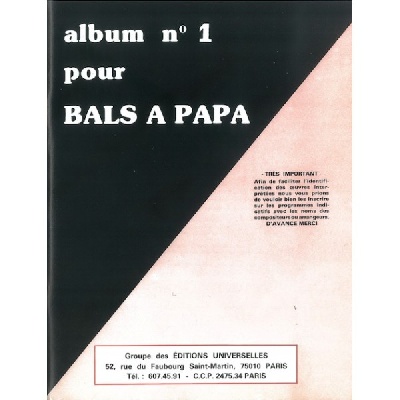 Album Pour Bals  Papa N1