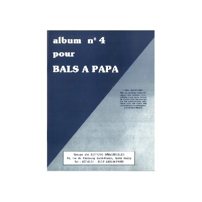 Album Pour Bals  Papa N4
