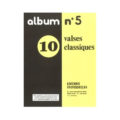 Album N5  10 Valses Classiques