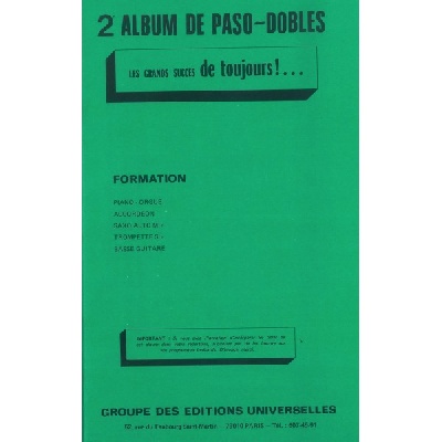 2me Album De Paso Dobles  Les Grands Succs De Toujours