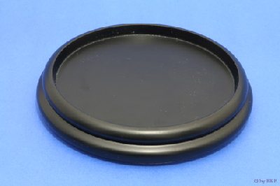 Isolateur en Bois - Noir - 160 mm avec Feutre - Diamètre Interieur 135 mm