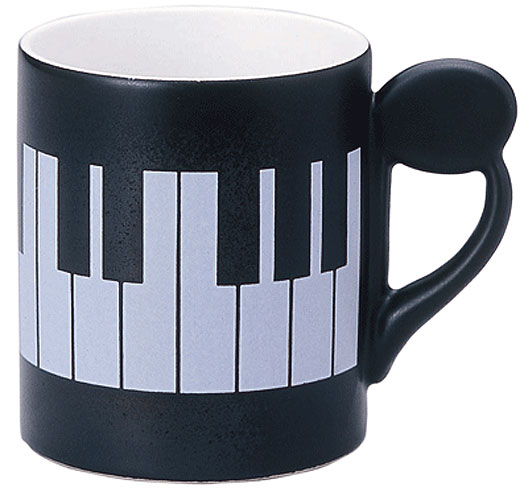 tasse à café piano