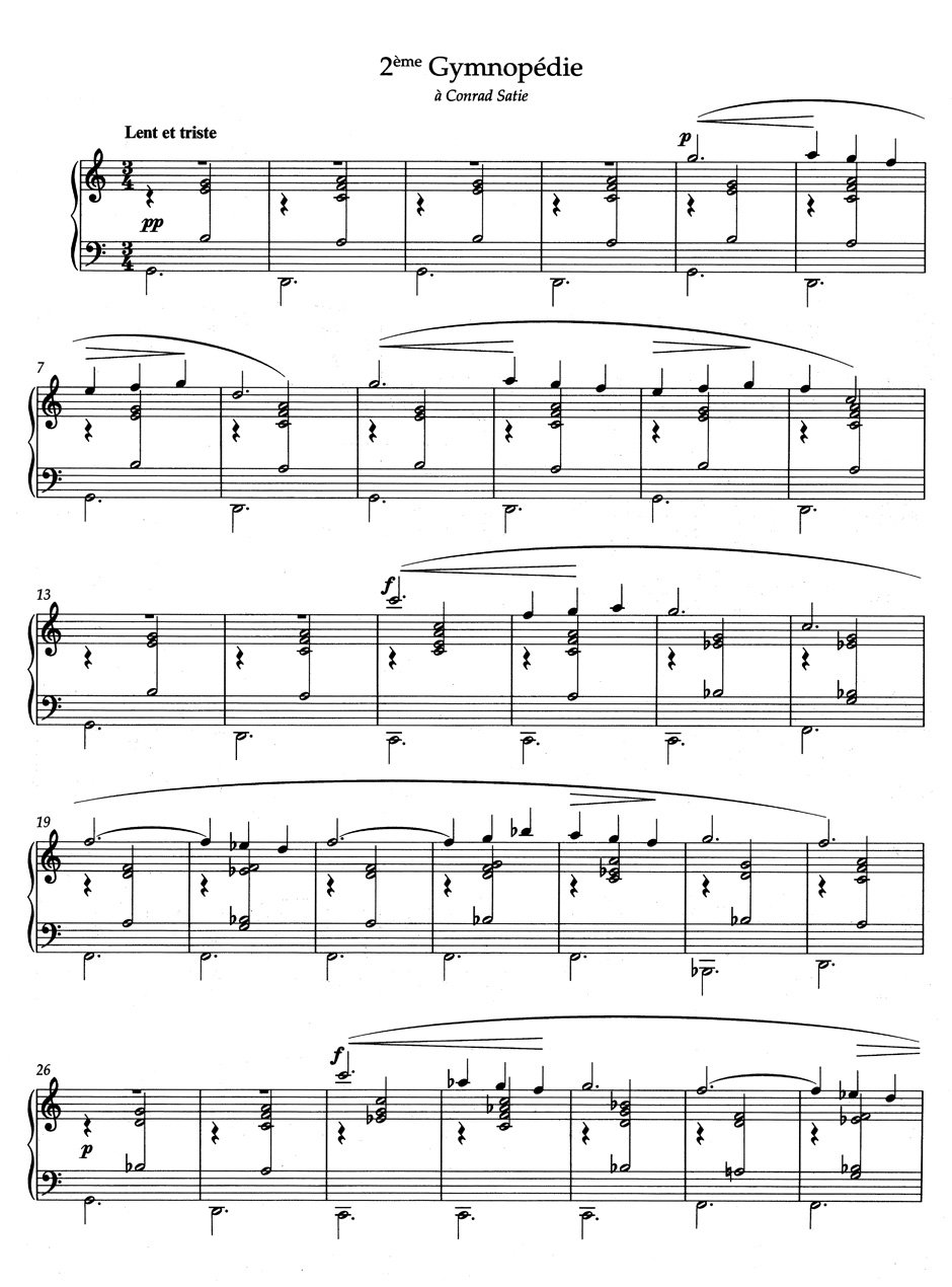 <br>Sheet music extract