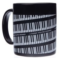 Tasse  Caf - Touche de Piano (Noire)