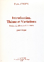 Cogen, Pierre : Introduction, Thme et Variations