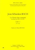 Bach, Jean-Sbastien : Clavier bien tempr 2e livre - Cahier A n1  6