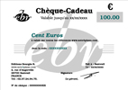 Chque-Cadeau de 100 Euros, Conditionn sous Enveloppe Cadeau + Message Personnalis