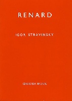 Stravinsky, Igor : Igor Stravinsky: Renard (Partition d