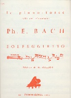 Bach, Carl Philip Emmanuel : Solfeggietto