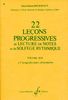 Bourdeaux, Marie-Jeanne : 22 leons progressives de lecture de notes et de solfge - Volume 3B